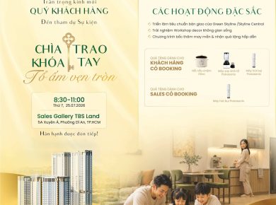 "CHÌA KHÓA TRAO TAY - TỔ ẤM VẸN TRÒN" CÙNG GREEN SKYLINE